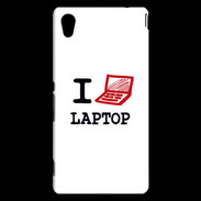 Coque Sony Xperia M4 Aqua I love Laptop