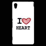 Coque Sony Xperia M4 Aqua I love Heart