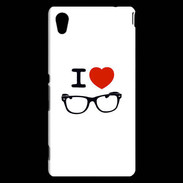 Coque Sony Xperia M4 Aqua I love Lunette 