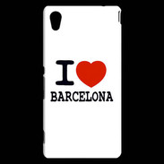 Coque Sony Xperia M4 Aqua I love Barcelona