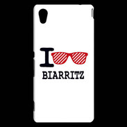 Coque Sony Xperia M4 Aqua I love Biarritz 2