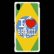 Coque Sony Xperia M4 Aqua I love Brazil 3