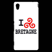 Coque Sony Xperia M4 Aqua I love Bretagne 2