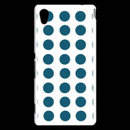 Coque Sony Xperia M4 Aqua pois turquoise
