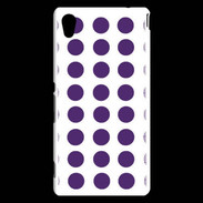 Coque Sony Xperia M4 Aqua pois violet