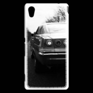 Coque Sony Xperia M4 Aqua Voiture en noir et blanc PR 10