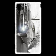 Coque Sony Xperia M4 Aqua Voiture en noir et blanc PR 20