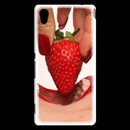 Coque Sony Xperia M4 Aqua Plaisir et fraise PR10