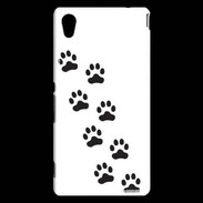 Coque Sony Xperia M4 Aqua pattes de chats/chiens 1