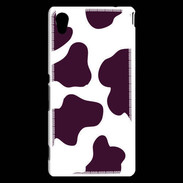 Coque Sony Xperia M4 Aqua vache prune