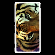 Coque Sony Xperia M4 Aqua Œil du tigre PB 1