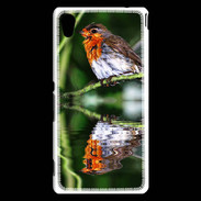 Coque Sony Xperia M4 Aqua DP oiseau mirroir