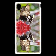 Coque Sony Xperia M4 Aqua DP Papillon mirroir