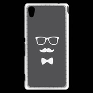 Coque Sony Xperia M4 Aqua moustache & noeud 2