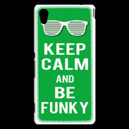 Coque Sony Xperia M4 Aqua Keep Calm Funky Vert