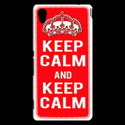 Coque Sony Xperia M4 Aqua Keep Calm Rouge