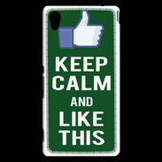 Coque Sony Xperia M4 Aqua Keep Calm Like This Vert