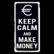Coque Sony Xperia M4 Aqua Keep Calm Make money Noir
