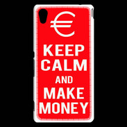Coque Sony Xperia M4 Aqua Keep Calm Make money Rouge
