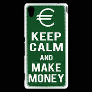 Coque Sony Xperia M4 Aqua Keep Calm Make money Vert