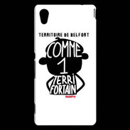Coque Sony Xperia M4 Aqua Adishatz Humour Territoire de Belfort