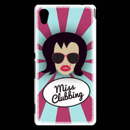 Coque Sony Xperia M4 Aqua Miss Clubbing Brune