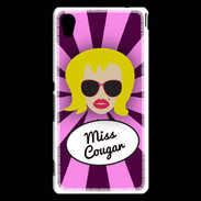 Coque Sony Xperia M4 Aqua Miss Cougar Blonde