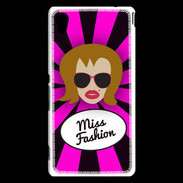 Coque Sony Xperia M4 Aqua Miss Fashion Rousse