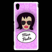 Coque Sony Xperia M4 Aqua Miss Fiesta Brune
