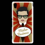 Coque Sony Xperia M4 Aqua Mister Business Brun