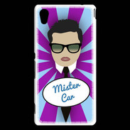 Coque Sony Xperia M4 Aqua Mister Car Brun