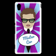 Coque Sony Xperia M4 Aqua Mister Car Chatain