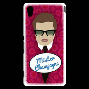 Coque Sony Xperia M4 Aqua Mister Champagne Chatain