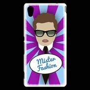 Coque Sony Xperia M4 Aqua Mister Fashion Chatain
