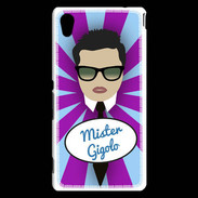 Coque Sony Xperia M4 Aqua Mister Gigolo Brun
