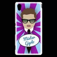 Coque Sony Xperia M4 Aqua Mister Gigolo Chatain