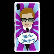 Coque Sony Xperia M4 Aqua Mister Shopping Roux