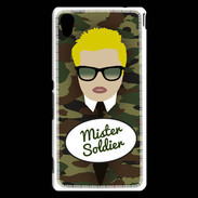 Coque Sony Xperia M4 Aqua Mister Soldier Blond