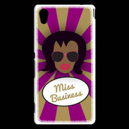 Coque Sony Xperia M4 Aqua Miss business Black