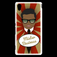 Coque Sony Xperia M4 Aqua Mister Business Black