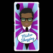 Coque Sony Xperia M4 Aqua Mister Shopping Black