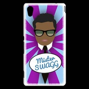 Coque Sony Xperia M4 Aqua Mister Swag Black