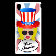 Coque Sony Xperia M4 Aqua Miss USA Blonde