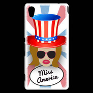 Coque Sony Xperia M4 Aqua Miss USA Rousse