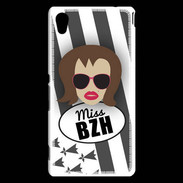 Coque Sony Xperia M4 Aqua Miss Bretagne Chatain
