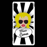Coque Sony Xperia M4 Aqua Miss Corse Blonde