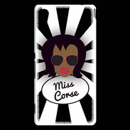 Coque Sony Xperia M4 Aqua Miss Corse Black