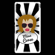 Coque Sony Xperia M4 Aqua Miss Corse Rousse