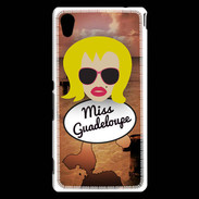 Coque Sony Xperia M4 Aqua Miss Guadeloupe Blonde