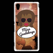 Coque Sony Xperia M4 Aqua Miss Guadeloupe Black